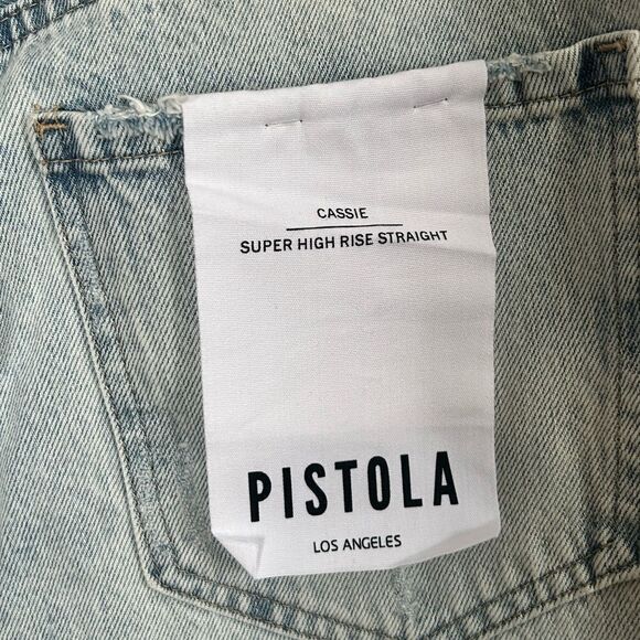 Pistola Cassie High Rise Straight Jeans NWT - Picture 6 of 6